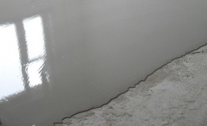 Наливной цементный пол